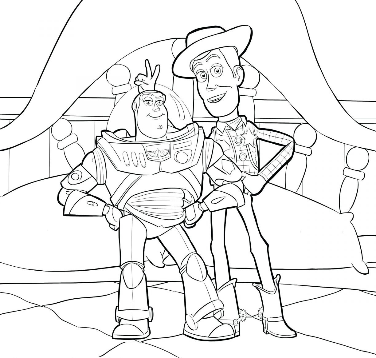 Toy story coloring pages