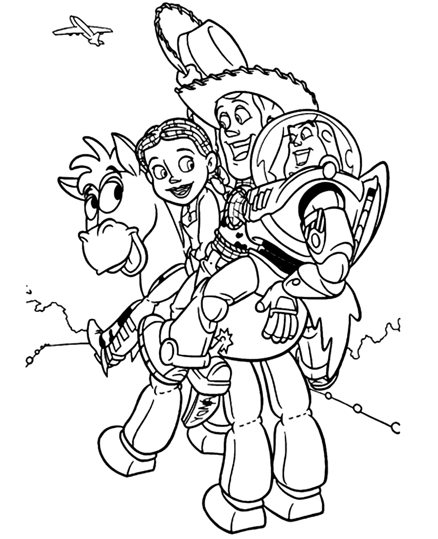 Toy story coloring pages