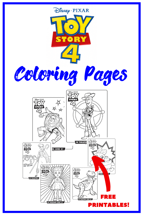 Toy story characters coloring pages or coloring sheets free printables