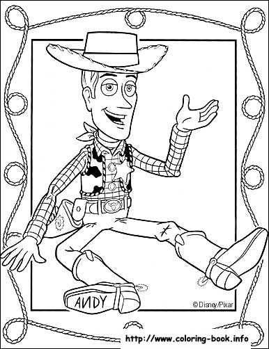 Toy story coloring picture
