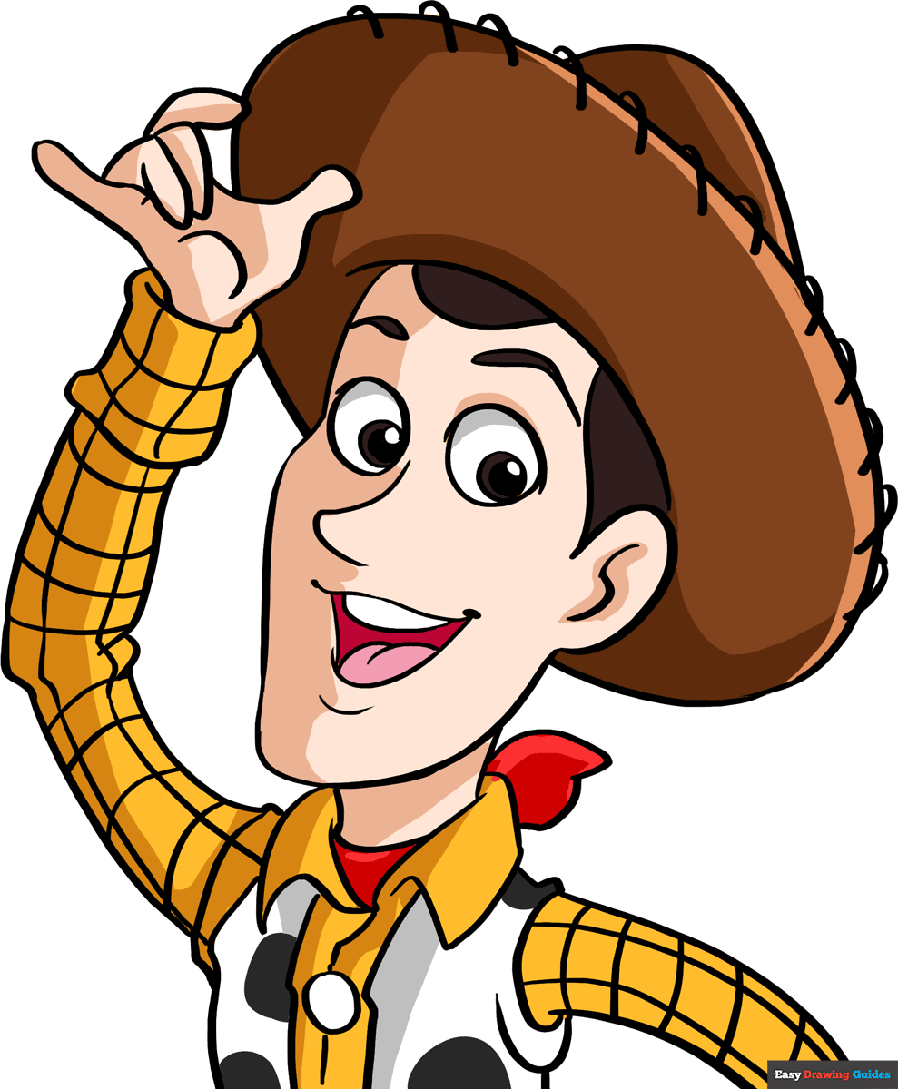 How to draw woody from toy story