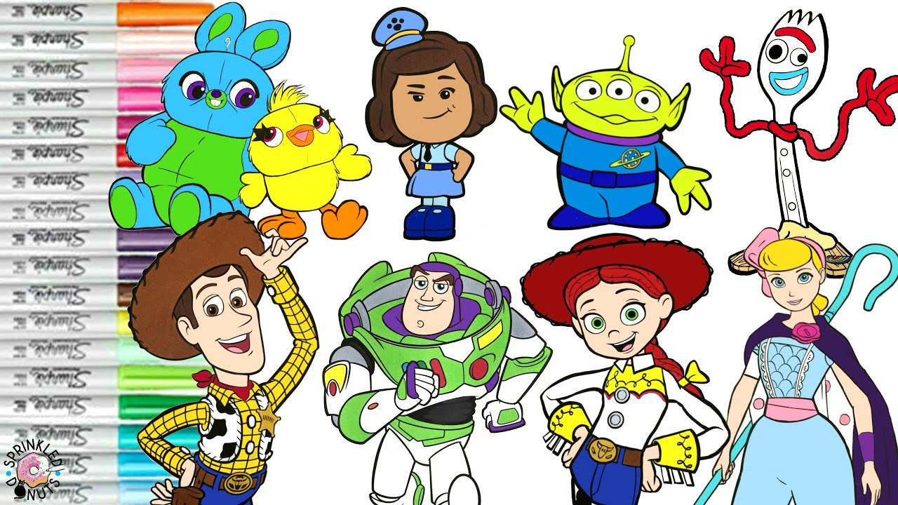 Top free printable toy story coloring pages online