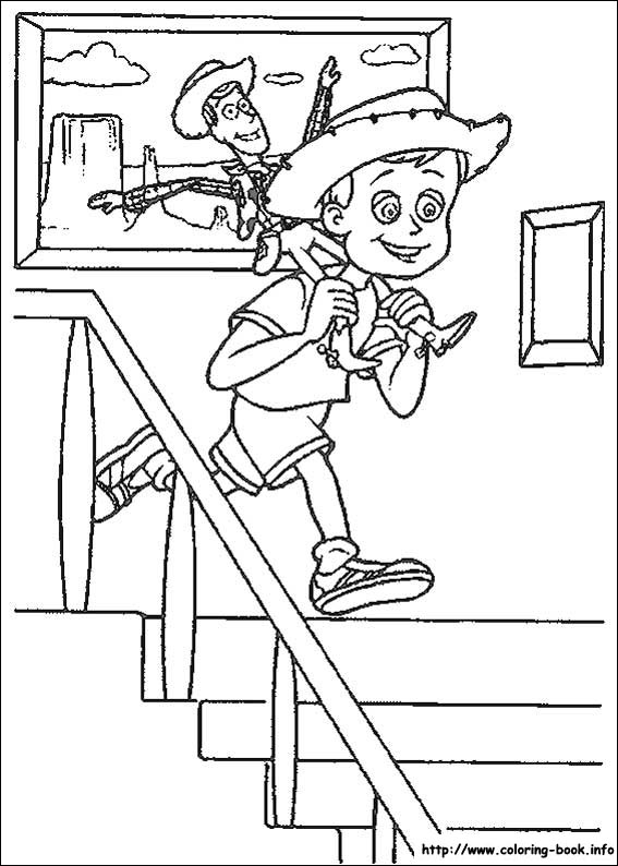 Toy story coloring picture