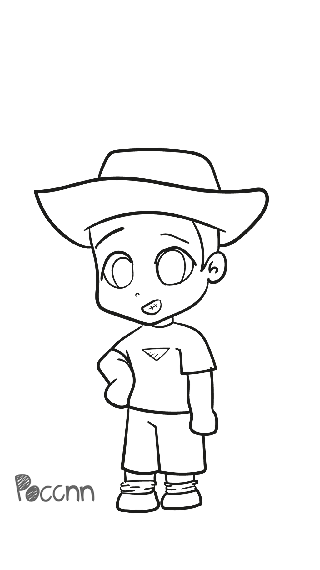 Cute andy to color toy story by poccnnindustries on