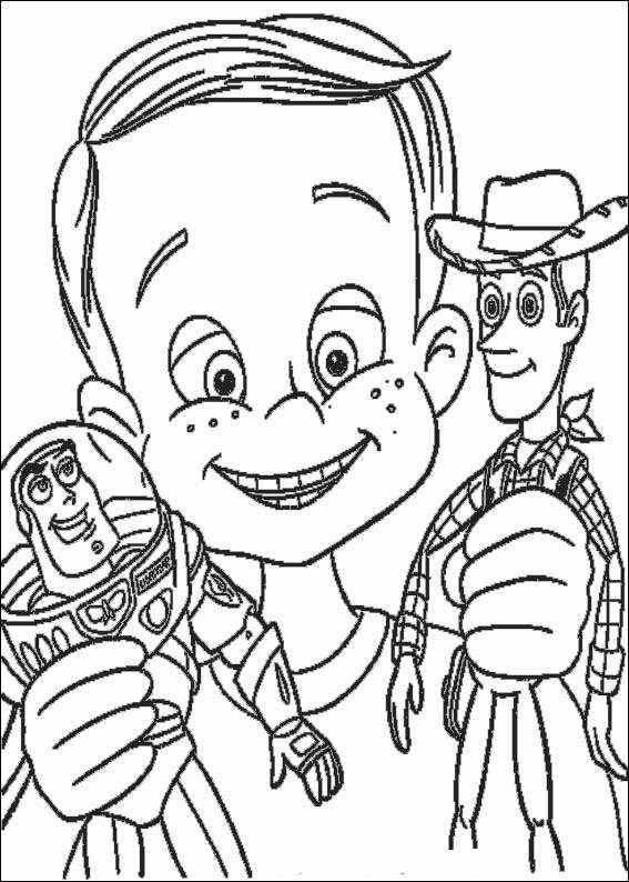 Andy coloring page toy story coloring pages coloring books coloring book pages