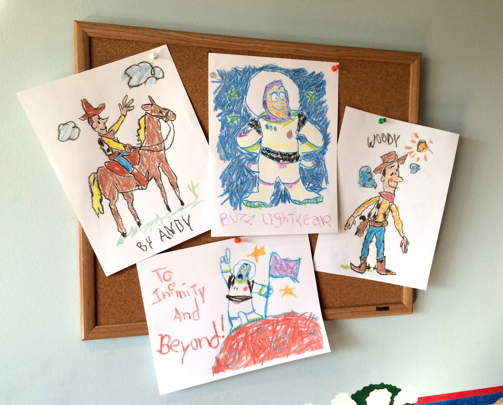 Dan the pixar fan toy story andys drawings more part