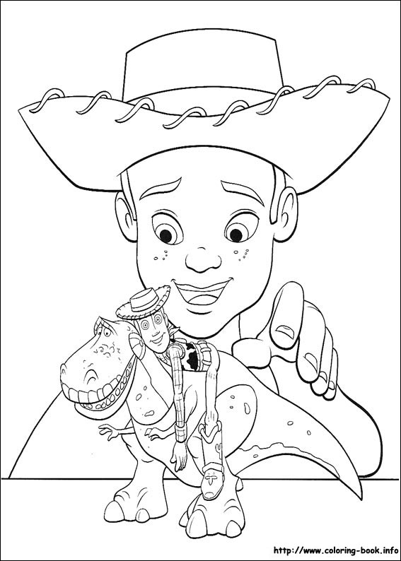 Toy story coloring picture