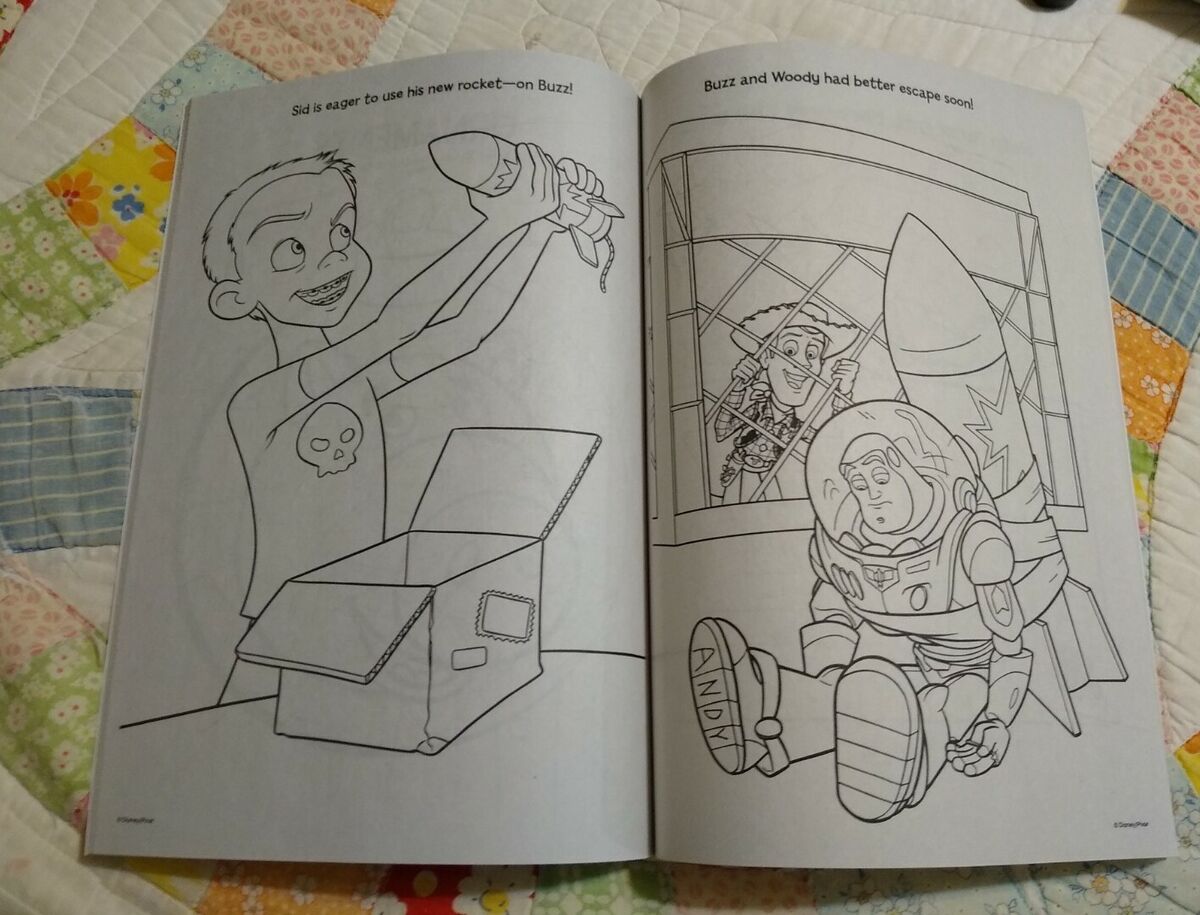 Disney toy story christmas jumbo coloring activity book with tearshare pages