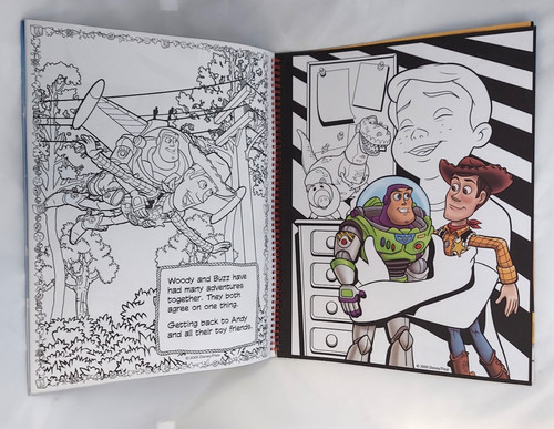 Chance toy story imageart storybook to color x inches st nix collectibles