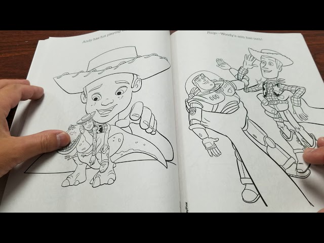 Disney toy story coloring and activity book