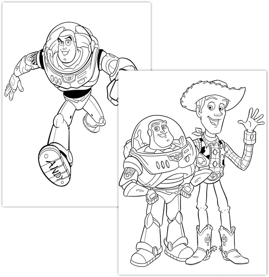 Disney pixar toy story coloring and activity book with stickers international edition spanish language everything else