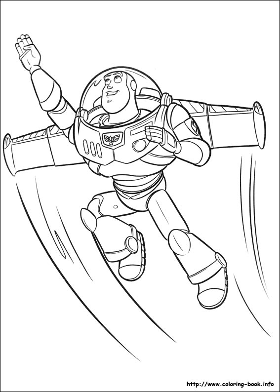Toy story coloring picture