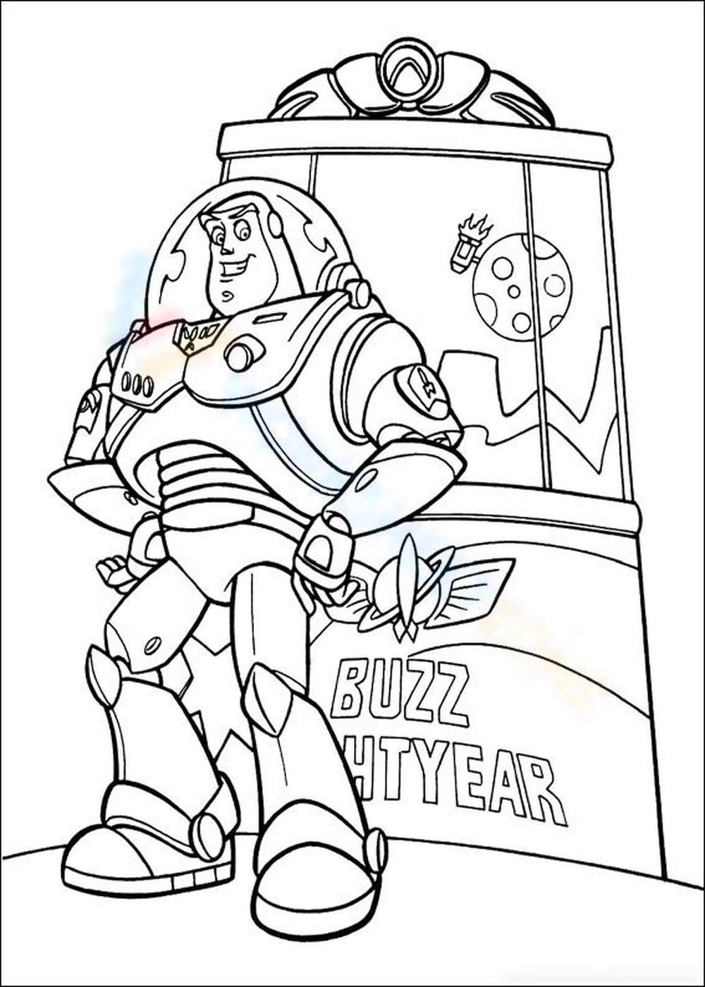 Buzz lightyear box worksheet