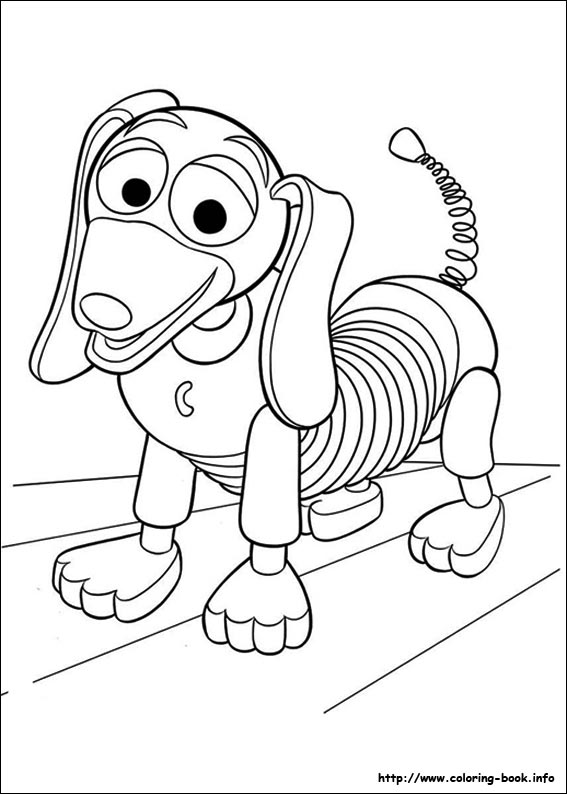 Toy story coloring picture