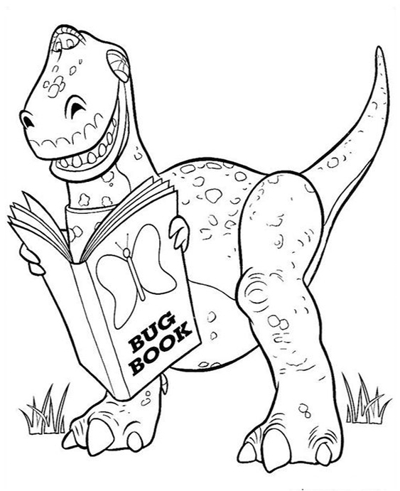 Free easy to print toy story coloring pages