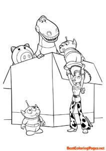 Toy story coloring pages