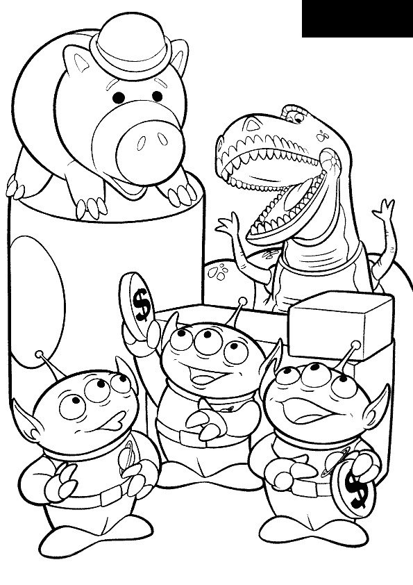 Toy story coloring pages printable for free download