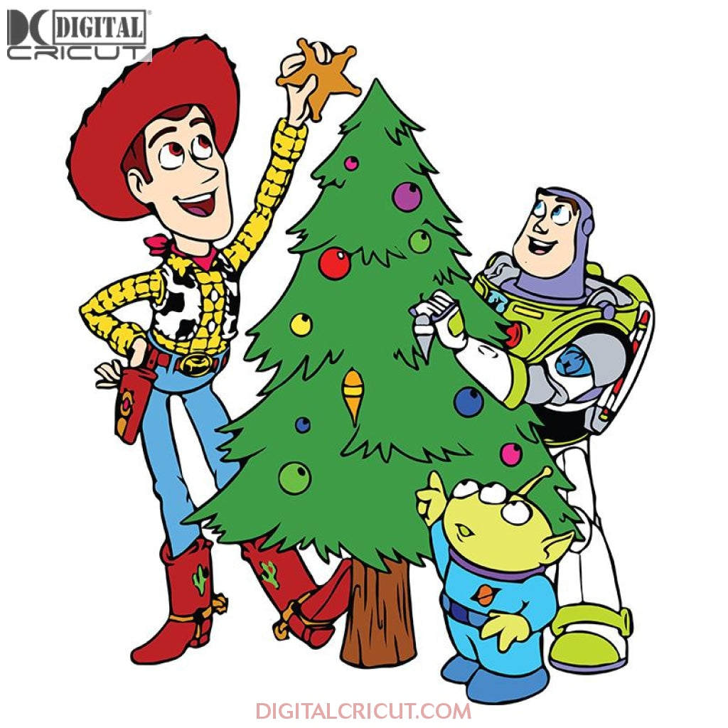 Pixar toy story christmas svg christmas svg toy story svg cricut fi â