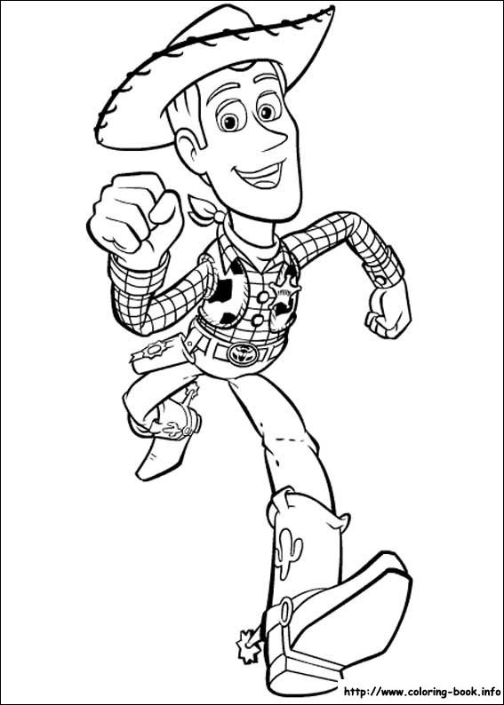 Toy story coloring picture