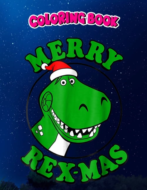 Coloring book pixar toy story merry rex
