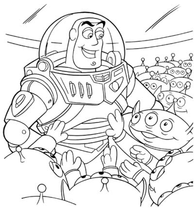 Updated toy story coloring pages