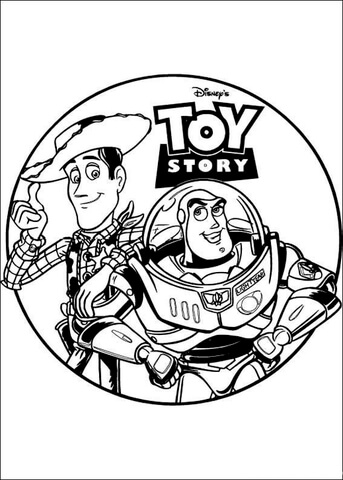 Toy story coloring page free printable coloring pages