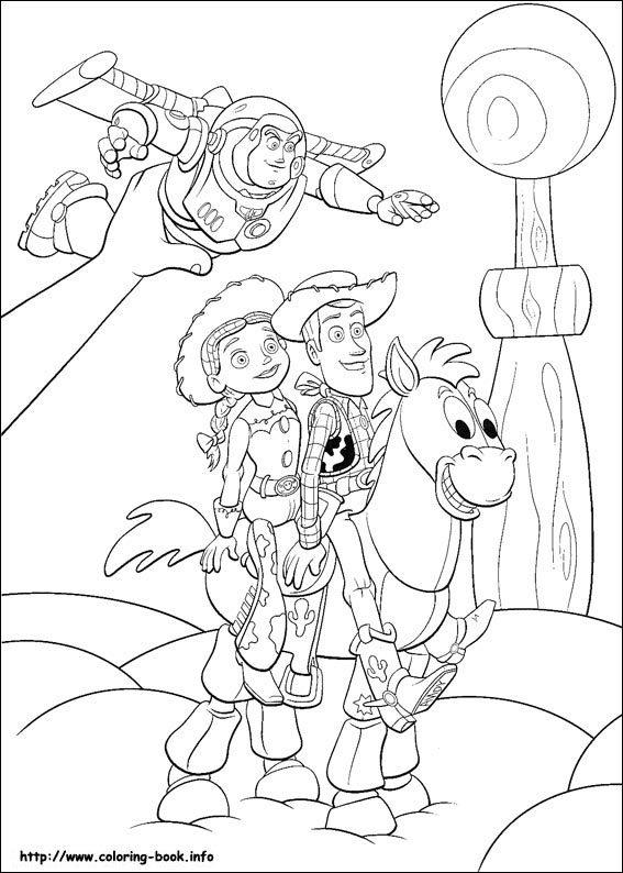 Toy story coloring picture
