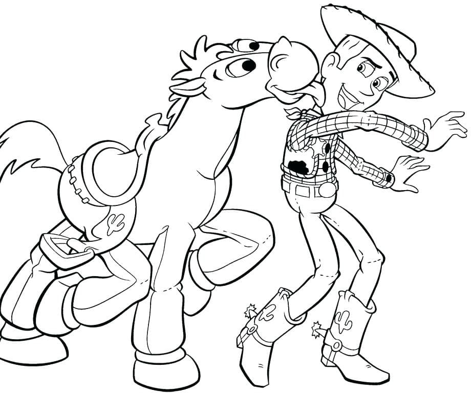 Woody coloring pages