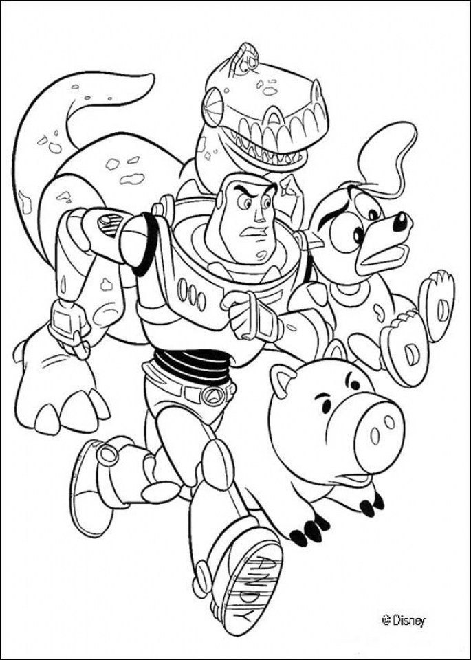 Toy story coloring pages printable for free download