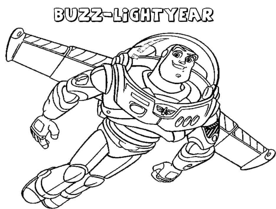 Buzz lightyear coloring pages printable for free download