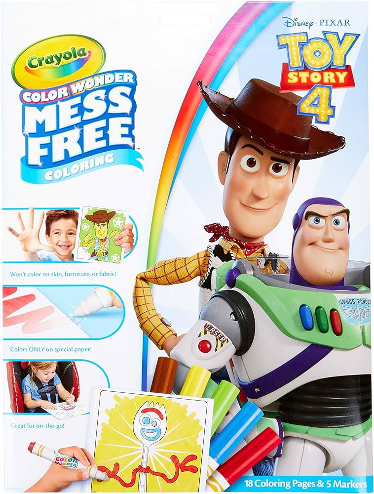 Crayola toy story coloring pages color wonder mess free gift for kids age toys games