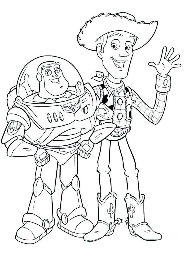 Printable toy story coloring pages pdf for children