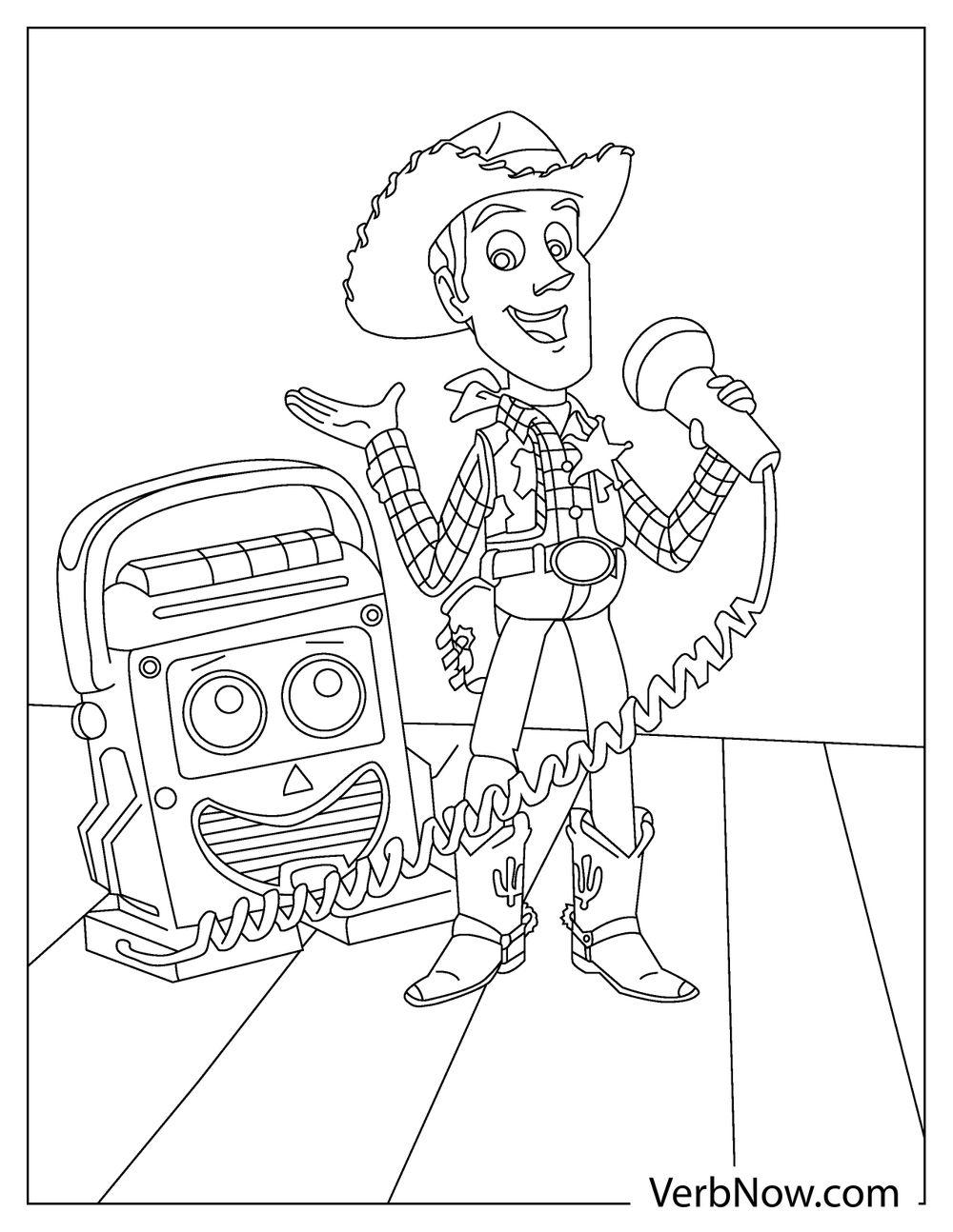 Free toy story coloring pages book for download printable pdf