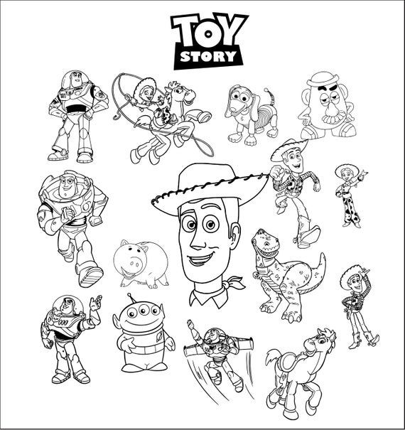 Magical toy story svg and clipart collection