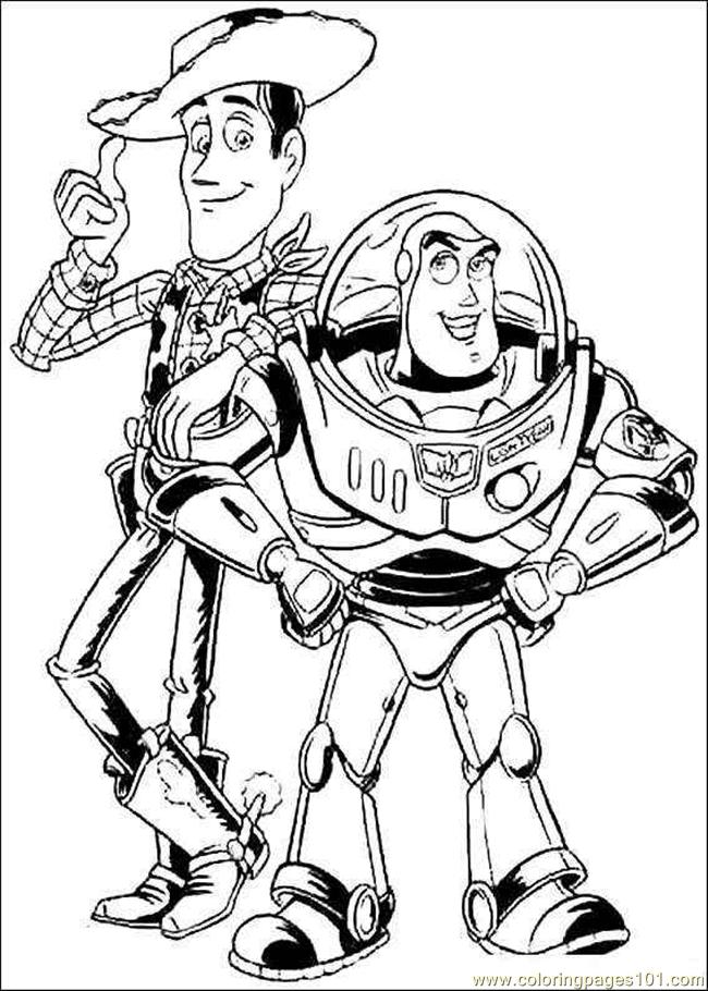 Free printable toy story coloring pages for kids