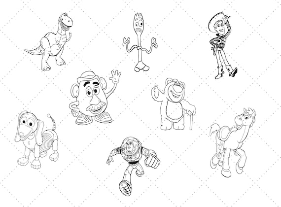 Toy story svg toy story bundle svg toy story silhouette buzz lightyear svg woody svg toy story cricut toy story brithday instant download instant download