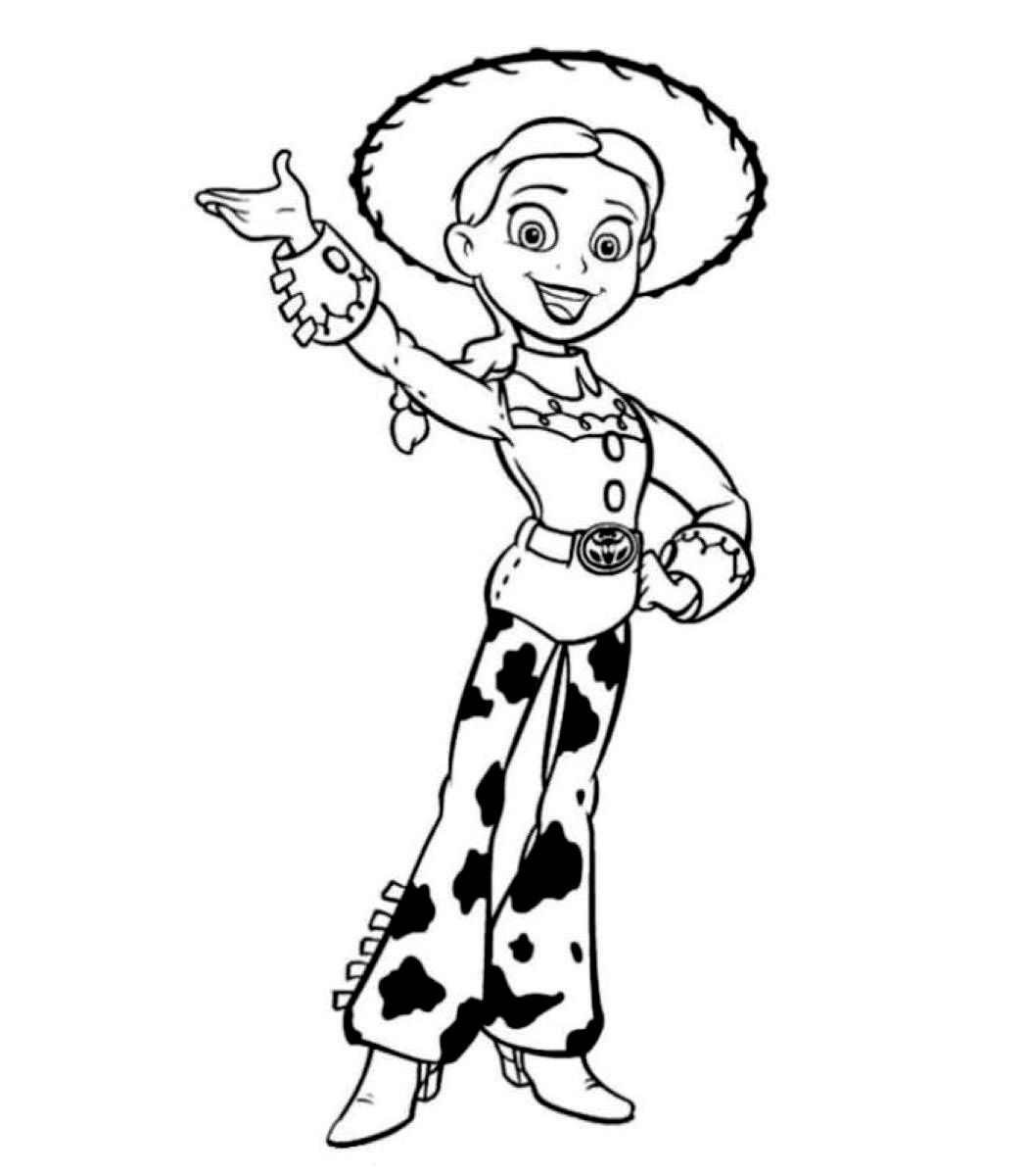 Free jessie toy story coloring page download free jessie toy story coloring page png images free cliparts on clipart library