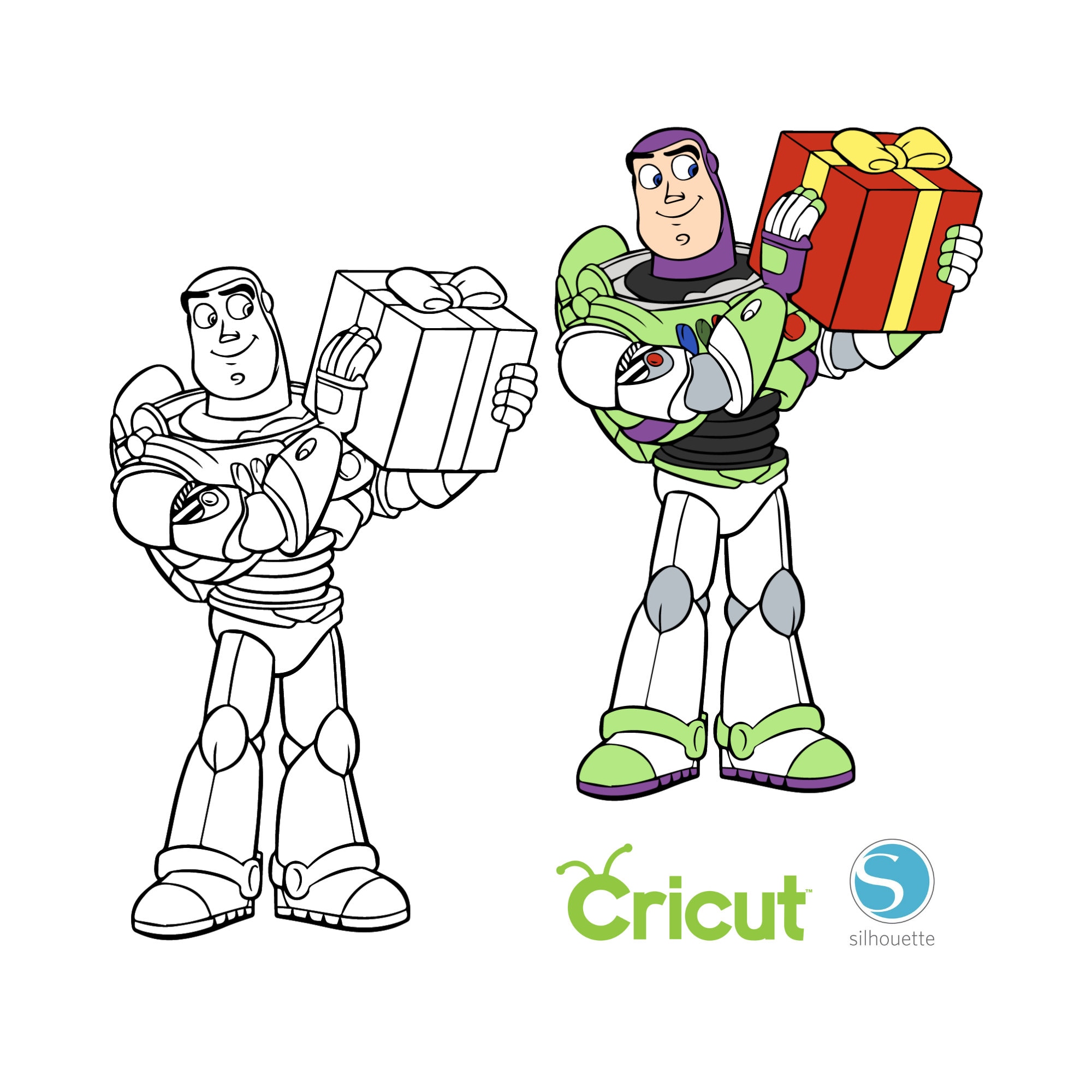 Buzz lightyear svg for cricut and silhouette cutting machines toy story svg
