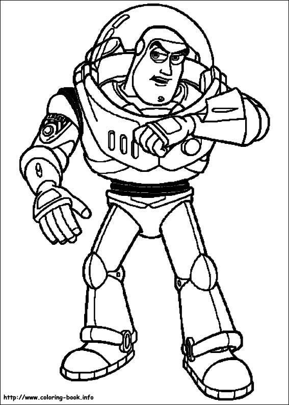 Toy story coloring picture