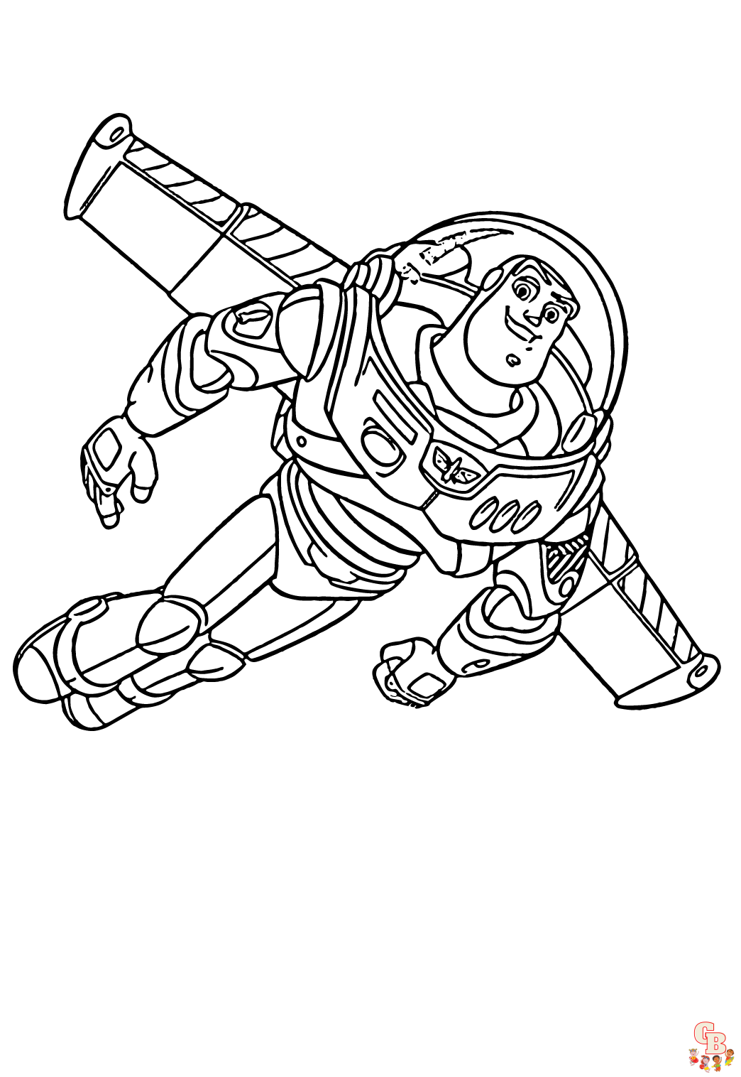Explore the world of cute lightyear coloring pages