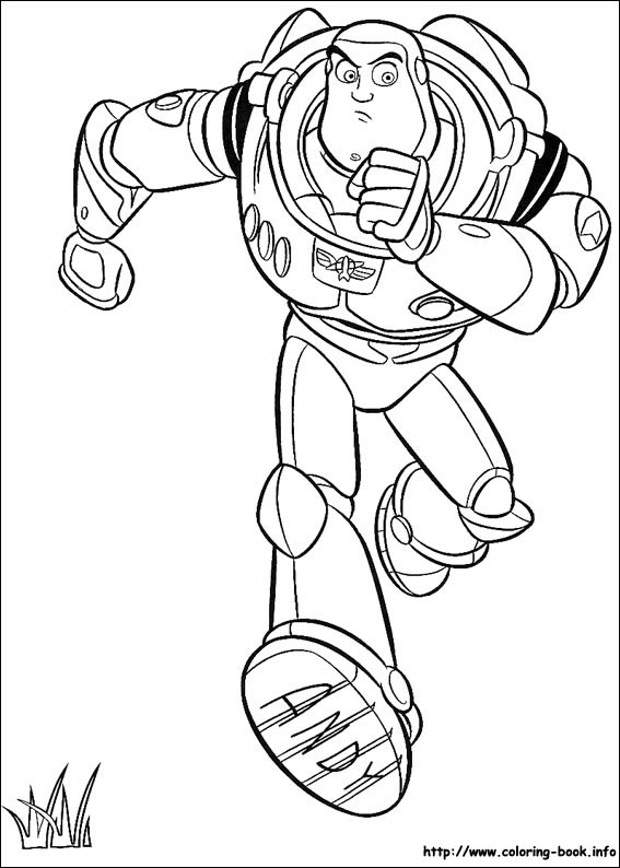 Toy story coloring picture