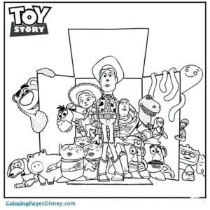 Toy story coloring pages printable for free download
