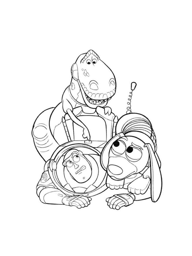 Printable toy story coloring page