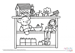 Toy louring pages