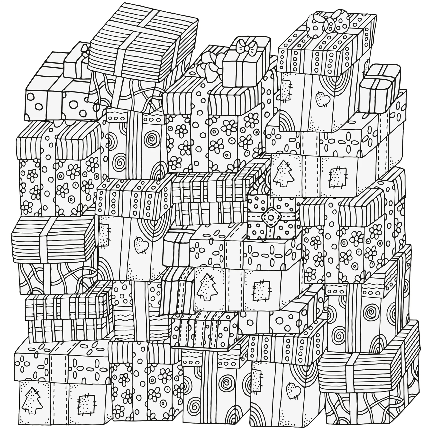Home for christmas coloring book
