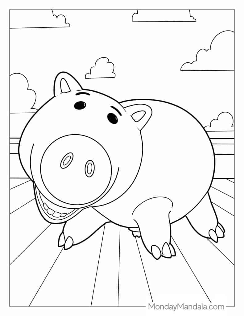 Toy story coloring pages free pdf printables