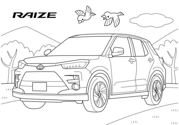 Toyota motor corp on x stayhome can be more fun by spending time together with your loved ones coloring toyota cars once you are done feel free to share and mention or