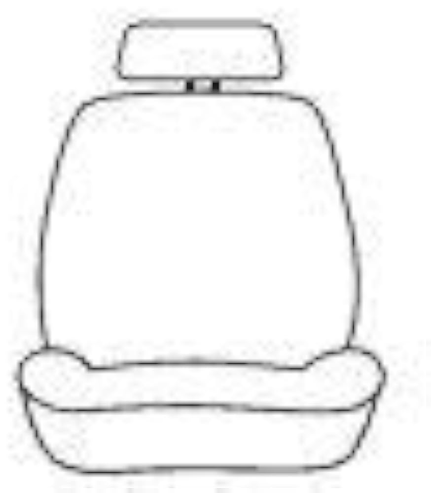 Custom fit seat covers for toyota taa low back seats