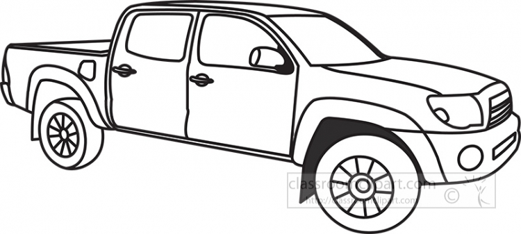 Transportation outline clipart
