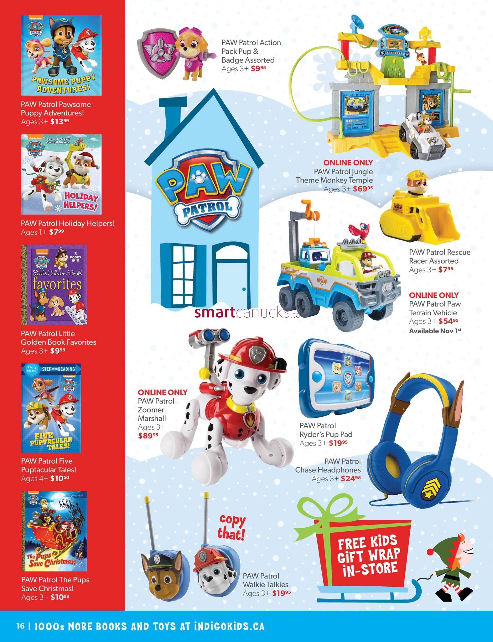 Indigo chapters kids toy books talogue november to december